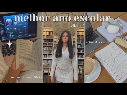 How to have your best school year: tips, study routine, maintaining balance! 🤍☕️