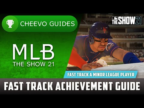 MLB The Show 21 - Fast Track | Achievement / Trophy Guide *How to Fast Track a Minor League Player*