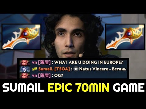 SUMAIL Epic 70min Game — Rapier Drow Ranger vs Rapier Morphling