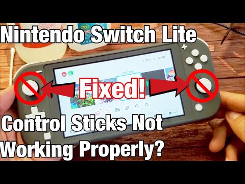 Control Stick NOT Working Properly on Nintendo Switch Lite? FIXED!!!