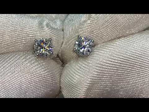 0.50ct STRASS Diamond Ear Studs! Now on sale at $1,450. Choice of 18k White/Yellow/Rose