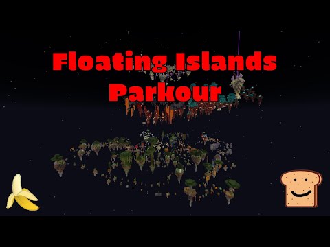 Bananabread -  About the flying islands🤩 |  Minecraft: Floating Islands Parkour #1