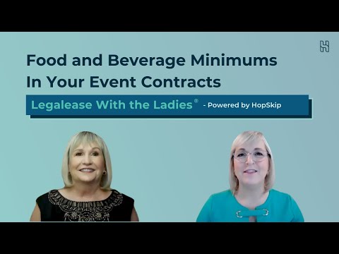 Food and Beverage Minimums In Your Hotel Contracts