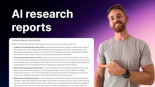 Create AI reports in your notes | Become an expert on any topic