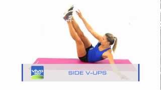 Side V-Up exercise video thumbnail