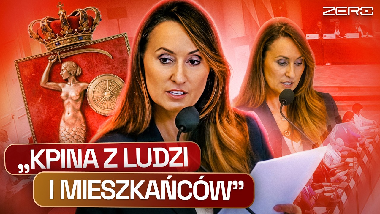 SKANDALICZNE I LEKCEWAŻĄCE WYSTĄPIENIE WICEPREZYDENT WARSZAWY RENATY KAZNOWSKIEJ - SESJA RADY MIASTA
