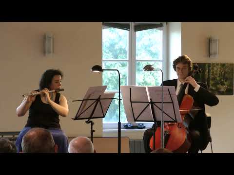 Danzi: duo for flute and cello op64/3 by Carmen Soto and Nicolas Deletaille