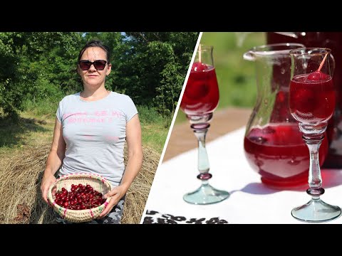 How to prepar Sour Cherry Liqueur in Transylvania