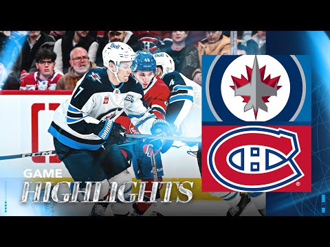 Montréal Canadiens vs. Winnipeg Jets - Game Highlights