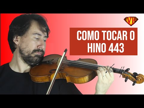 Como tocar o hino 443 no violino- Série Hinos de Jovens - Si b Maior - Aula 22