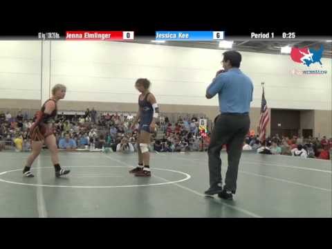 FILA Junior 63 kg / 138.75 lbs. - Jenna Elmlinger vs. Jessica Kee