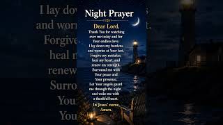 Night Prayer For Peace