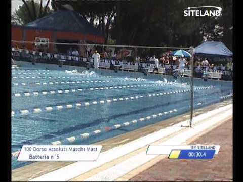 Serie 5 dei 100 Dorso  Assoluti Maschi Master - 11 Memorial Andrea Bettiol