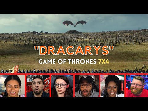 Reactors Reacting to DAENERYS TARGARYEN and the Field of Fire 2 | Game of Thrones 7x4