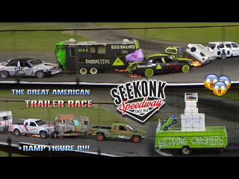The Great American Trailer Race & Ramp Figure 8 Racing!!! Seekonk Speedway 2025