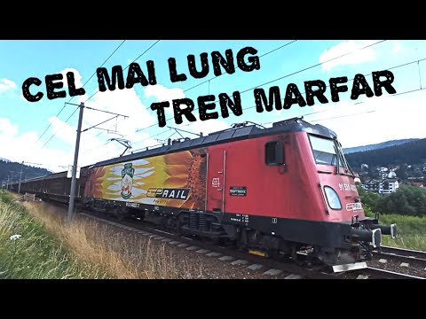 Softronic LEMA 037 E-P RAIL 🚂 Cel mai lung tren marfar pe Valea Prahovei 🇷🇴 Romania