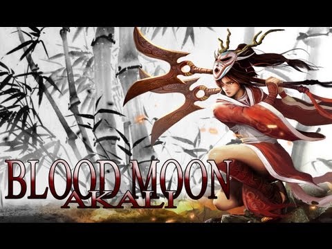 League Skins - Blood Moon Akali (Ability Effects, Animations & Emotes)