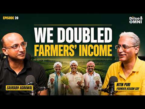 How KisaanSay Doubled Farmers' Income with the F2C Business Model | Nitin Puri | Dilse Omni Talks
