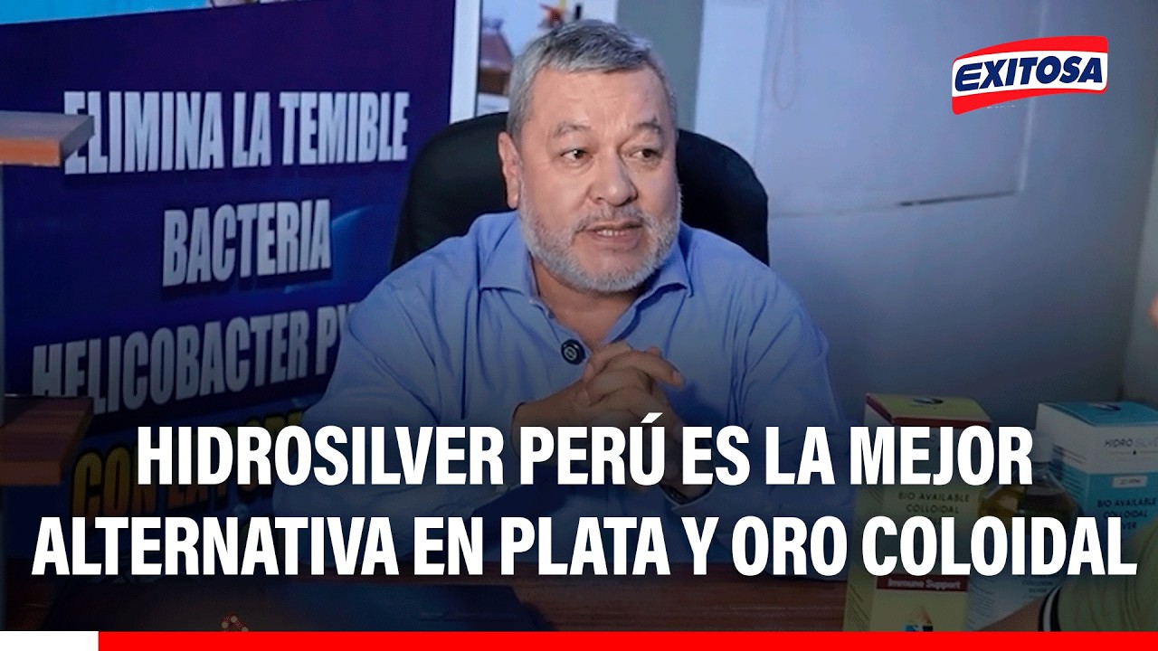 🔴🔵 Hidrosilver Perú es la mejor alternativa en plata y oro coloidal