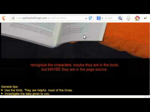 Python Challenge 02 MAYBE in the source