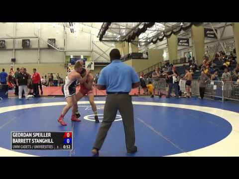 80kg f, Match 2, Barrett Stanghill, NYAC/NMU vs Geordan Speiller, Florida Jets