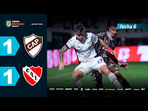 PLATENSE 1 - 1 INDEPENDIENTE I Resumen del partido | #TorneoBetano Apertura 2025