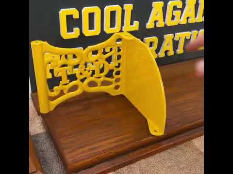 Antique meat slicer from 1883 restoration