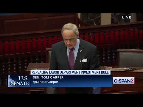 Senator Carper video thumbnail