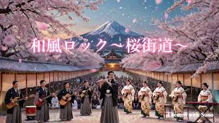 和風ロック～桜街道～【Suno】