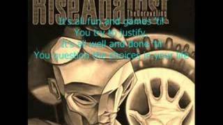 Rise Against- Join the Ranks (Lyrics)