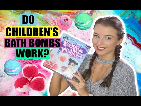 Do Children's Bath Bombs Actually Work? WILD SCIENCE BATH BOMB STUDIO Video
