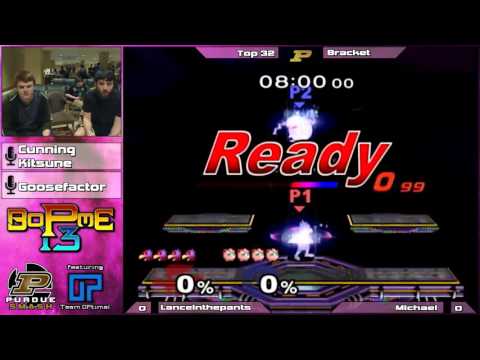 BoPME 13 - OP | LanceinthePants (Falco) vs. Michael (Jigglypuff) Winners Round 1