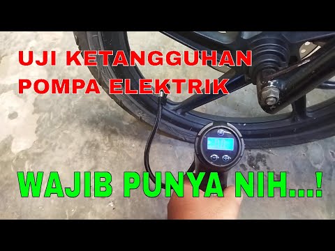 Uji Ketanguhan mesin Pompa elektrik CZK 3665 di motor.