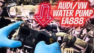 DIY AUDI / VW Water Pump Replacement (08-17) EA888 / 2016 AUDI Q5
