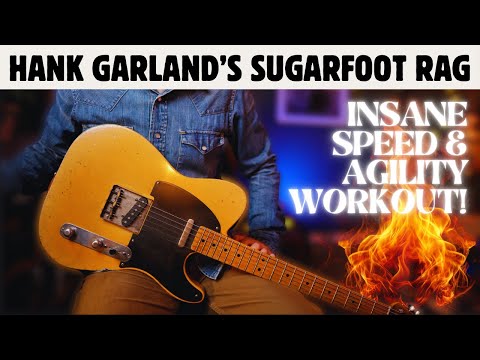 Clean up your picking with Hank Garland's Sugarfoot Rag! Lead & chord study for hot country guitar!