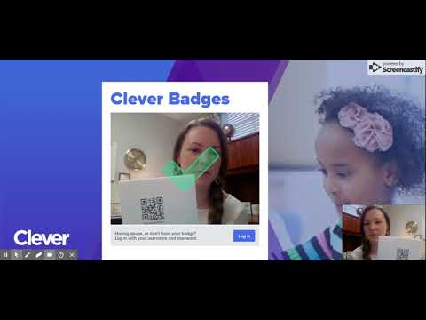 Clever Google Login With Badges