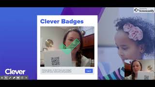 Clever & Google Login with Badges