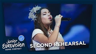 Bojana Radovanović - Svet - Second Rehearsal - Serbia 🇷🇸 - Junior Eurovision 2018