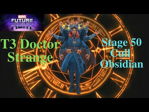 T3 Doctor Strange vs Stage 50 Cull Obsidian (Ctp of Destruction) - Marvel Future Fight