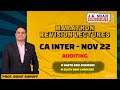 CA INTER NOV 22 MARATHON REVISION AUDITING