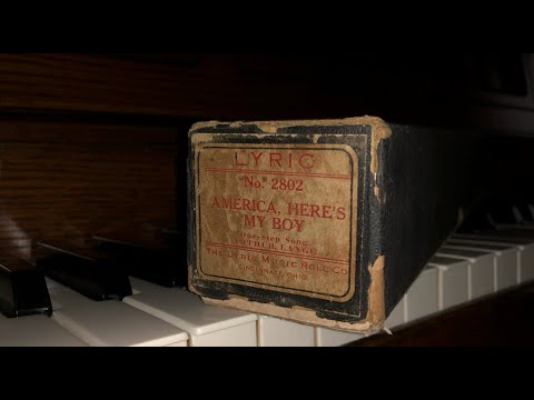 America, Here's My Boy - Arthur Lange 1917 | WWI Week | Player piano