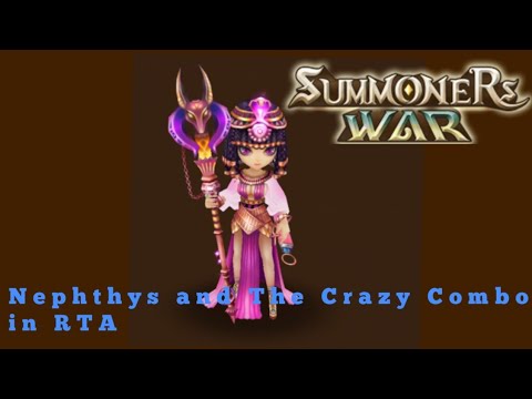 The Power of Nephthys (Dark Desert Queen) and The Combo | Summoners War