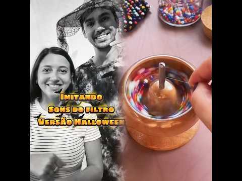 IMITANDO SONS DO FILTRO VERSÃO HALLOWEEN 😂