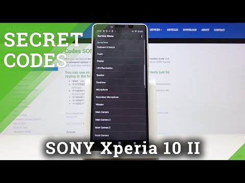 Sony Xperia 10 II Secret Codes
