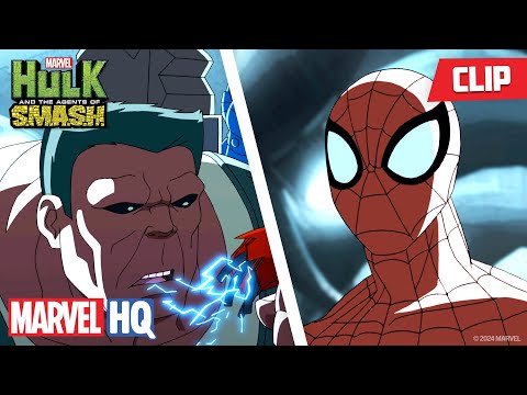 Red Hulk and Spider-Man Help The Hulks Escape 🕷