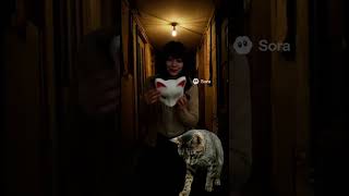 猫をかぶる　ことわざ　#sora2