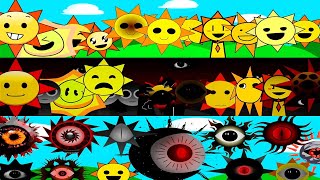 Every Mr. Sun Singing Together (Scrunkly, Retake, Sprunki Gyat, Sprunked, Sprinkle, Pyramixed) Mix!