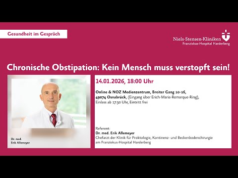 Gesundheit im Gespräch: Was tun bei einer Funktionsstörung des Verdauungstraktes?