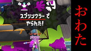 無敵スプリンクラーを使用する謎のプレイヤーが本当にヤバすぎた…【Splatoon3】