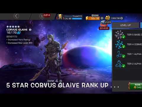 5 Star Corvus Glaive Rank up to R5!